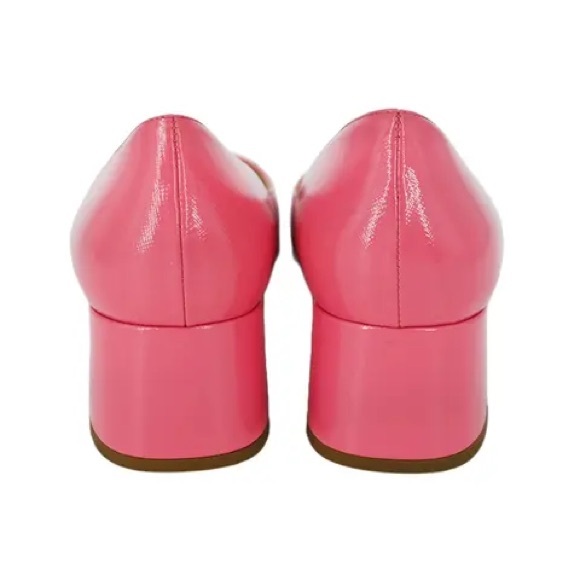 Authentic Pink Prada Patent Leather Block Heels - Picture 7 of 8